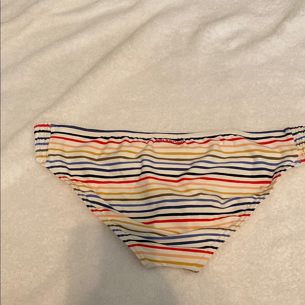 Billabong Multicolor Striped Bikini Bottom